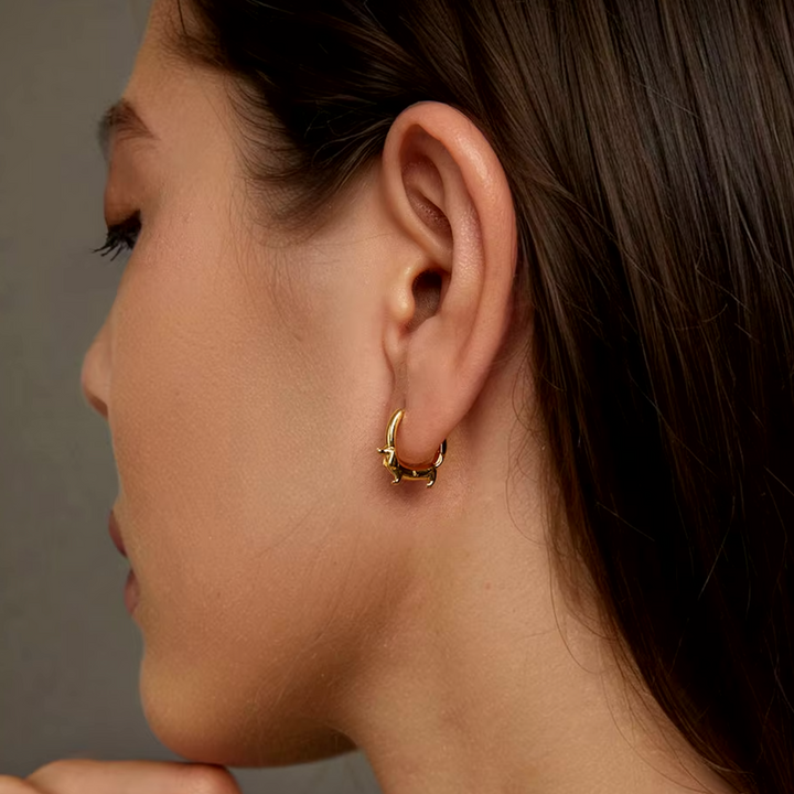 Precious Dachshund Hoops - A Pup Mom's Treasure